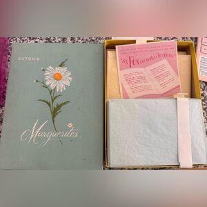 Eaton's Marguerites Stationery Set vintage